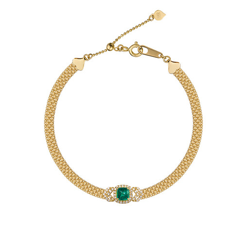 HIVENGI/海梵纪祖母绿钻石手链