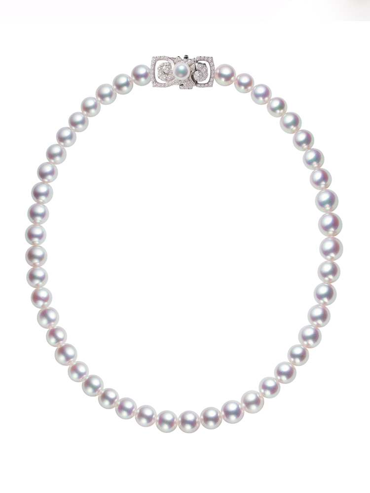 hivengi海水珍珠项链扣天然钻石