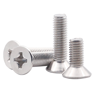 304不锈钢美制十字沉头机螺丝