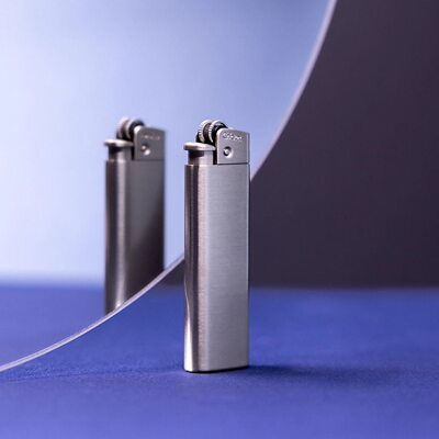 Cricket草蜢防风打火机金属 砂轮直冲蓝焰打火机可充气