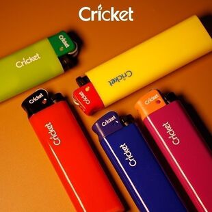Cricket官方旗舰火石砂轮轮滑一次性打火机定制创意防爆男士