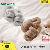 舒适家居拖半拖女鞋 热风厚底毛毛鞋 百搭休闲拖鞋 新款 女2025年冬季