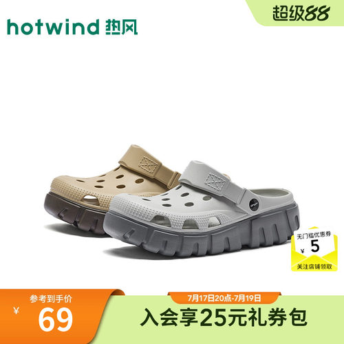 26年夏季新款男士时尚洞洞鞋