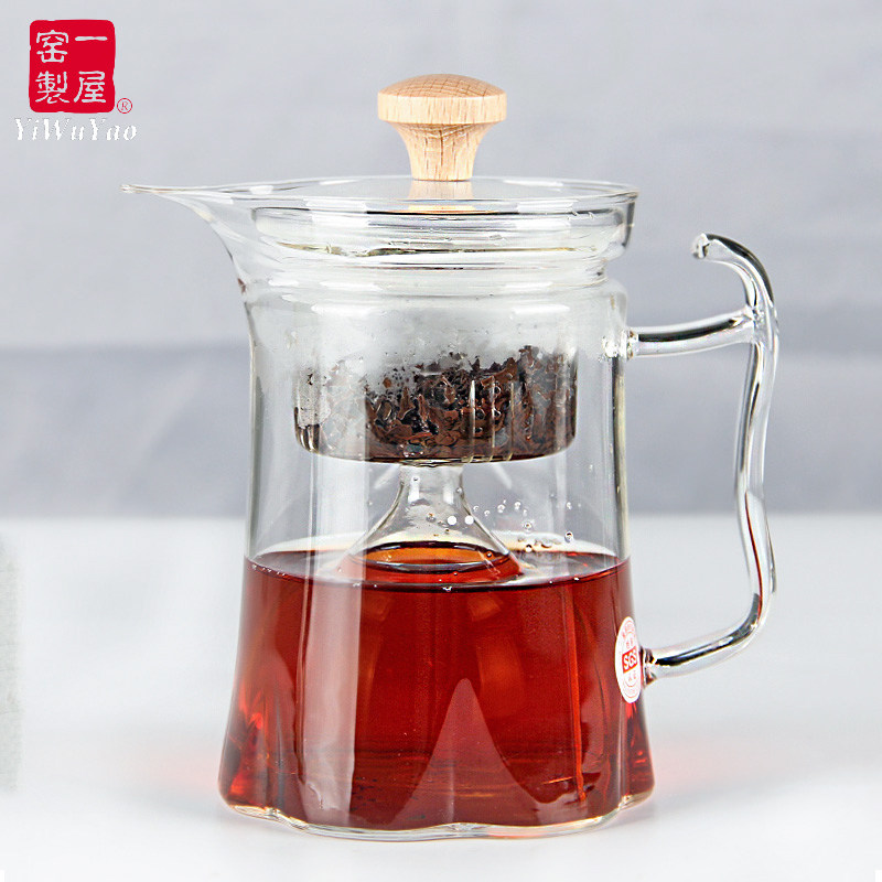 一屋窑玻璃茶具 耐热玻璃茶壶 泡茶壶冷水壶 花茶壶 可直火加热