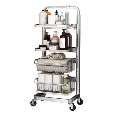 304不锈钢多层洗漱用品收纳架