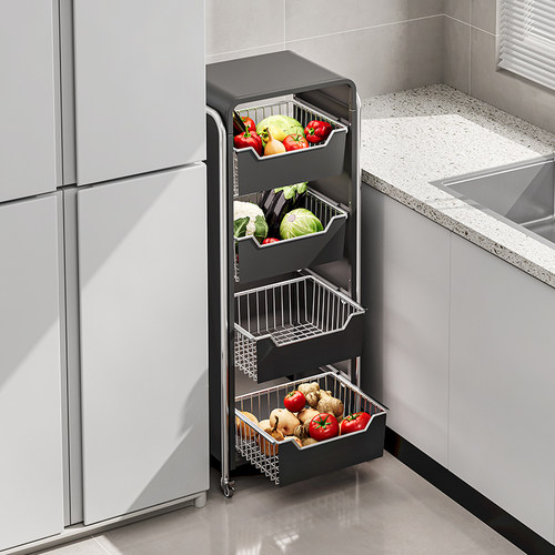 抽拉式柜蔬菜置物架特勤不锈钢