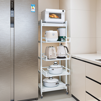 厨房置物架落地多层抽拉式