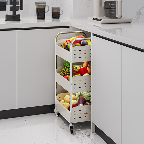 特勤橱柜下蔬菜置物架落地多层