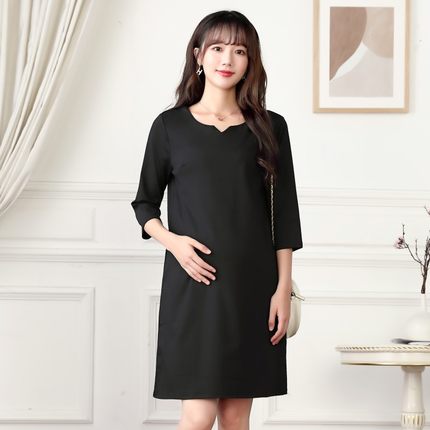 2026孕妇夏季新款气质职业装通勤连衣裙女中长款简约百搭OL套装裙