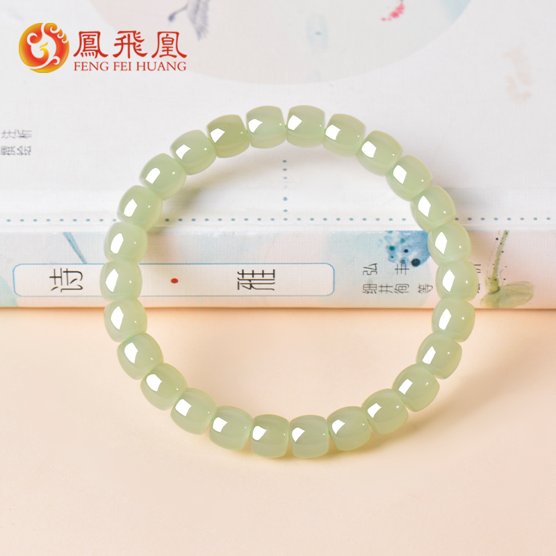 晴水老型桶珠手链女款直切