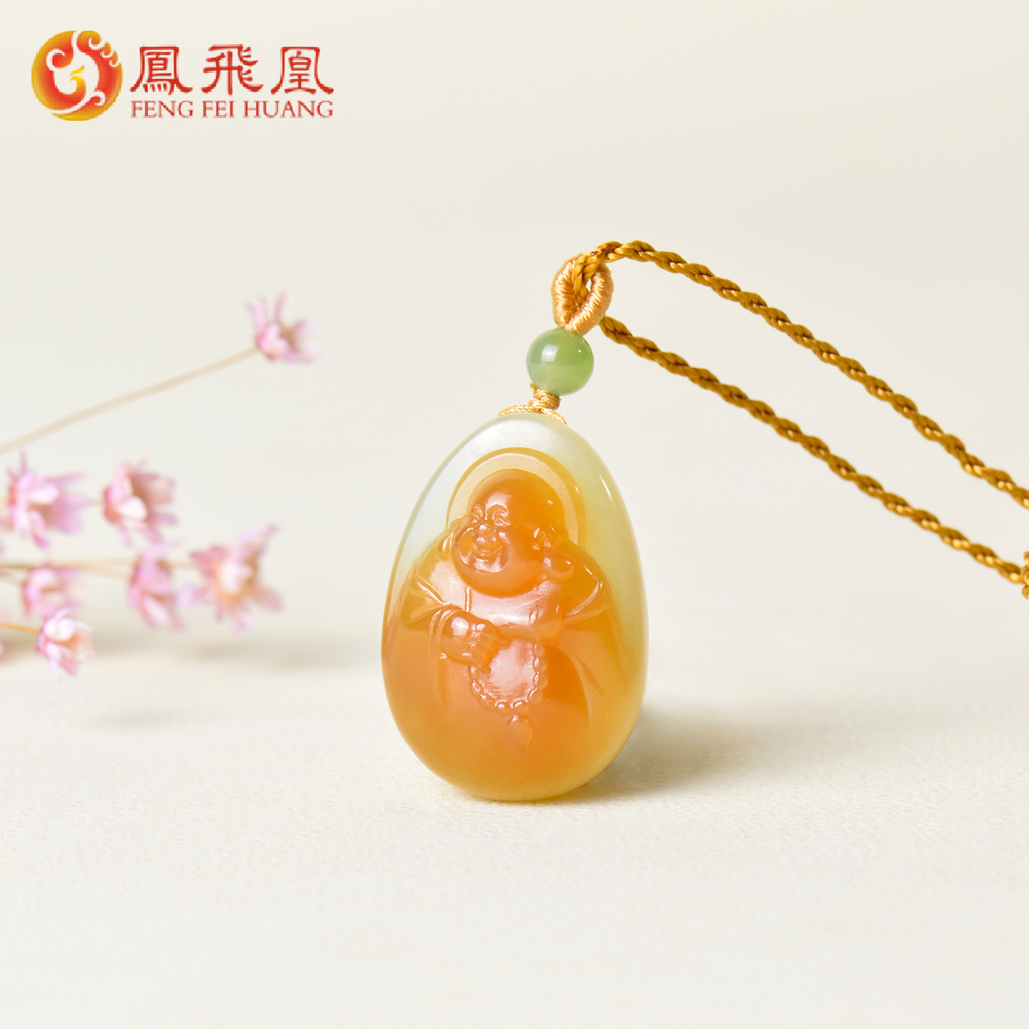 糖白玉佛公吊坠女款玉坠