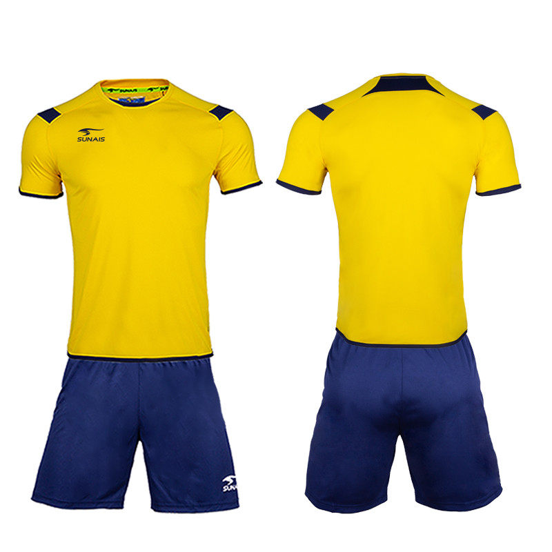 舒莱狮SUNAIS骑士二代男女小学生足球服套装红色球衣印制儿童训练