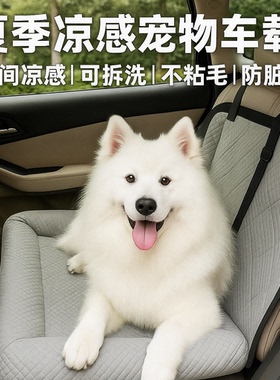 车载垫子狗狗汽车座椅后排坐垫宠物车用狗窝长途出行安全神器