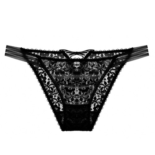 女人的秘密透视欧美系带三角裤