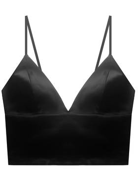 bralette丝滑舒适短胸衣时尚无钢圈性感打底内衣薄背心光面文胸罩