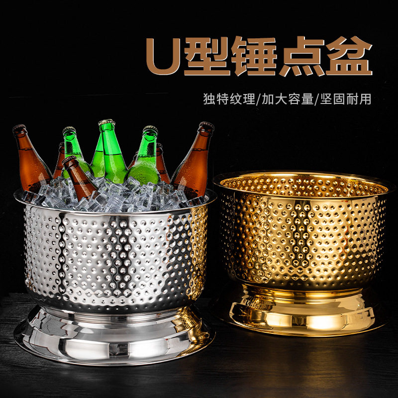 新品大号香槟红酒饮料冰镇盆图片