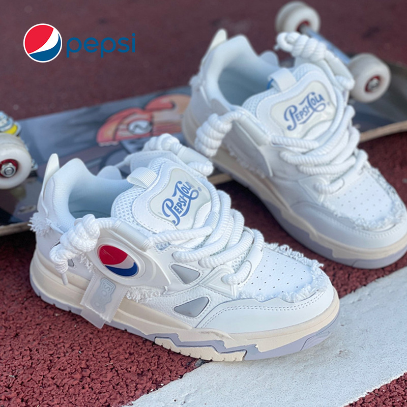 Pepsi百事厚底增高板鞋情侣