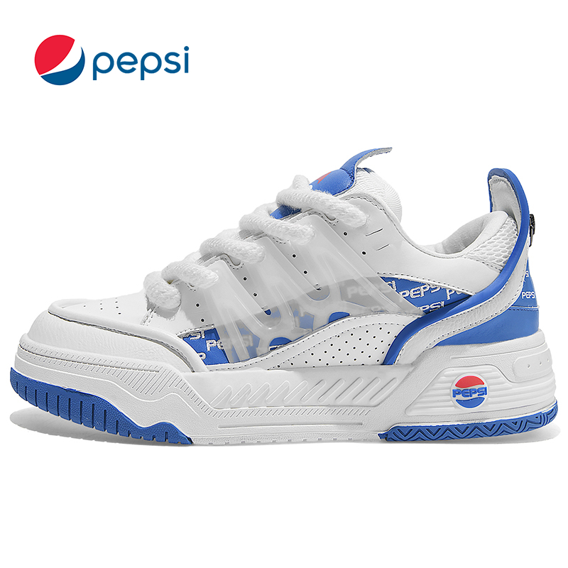 Pepsi百事增高休闲板鞋男小白鞋