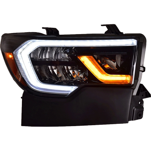 专用于丰田坦途大灯总成丰田红杉改装LED大灯LED日行灯流水转向灯