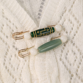 韩版 民族风防走光扣别针固定衣服裙子收腰神器胸花披肩胸针丝巾扣