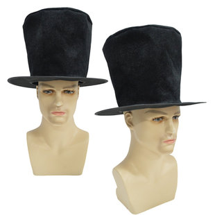 万圣节舞会派对帽子头饰生日派对角色装扮绅士帽子爵士帽黑色高帽