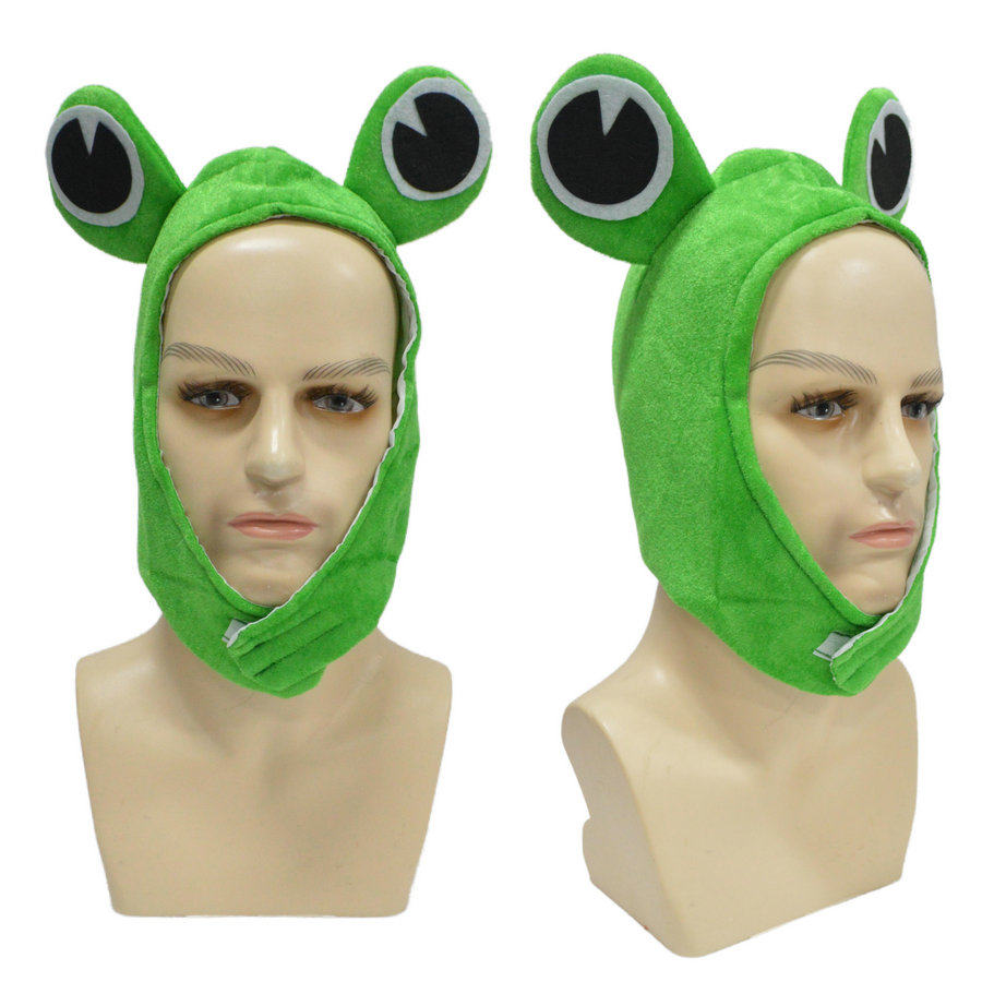 儿童节舞台表演大耳朵绿色青蛙帽子拍照写真道具卡通头套青蛙头饰,模玩/动漫/周边/娃圈三坑/桌游,聚会装饰帽子,淘宝优惠券,粉丝福利购,淘宝优惠卷
