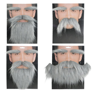 万圣节舞会派对胡子装扮道具男士络腮胡子舞台表演老爷爷胡须道具