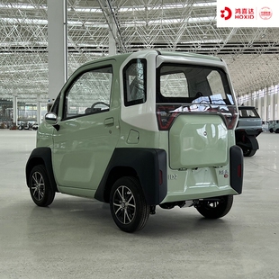 鸿喜达ID2新款电动四轮小型代步车家用男女士上下班老头乐电瓶车