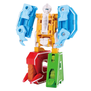 新乐新数字变形字母玩具正版26个字母加大合体机器人恐龙汽车男孩