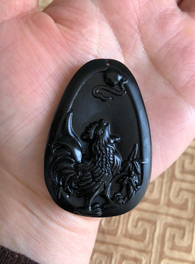嫣芝美玉男女黑曜石雄鸡大公鸡