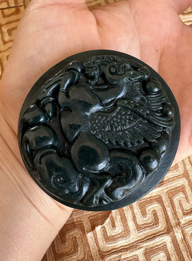 嫣芝美玉男和田玉飞黄腾达皮带扣