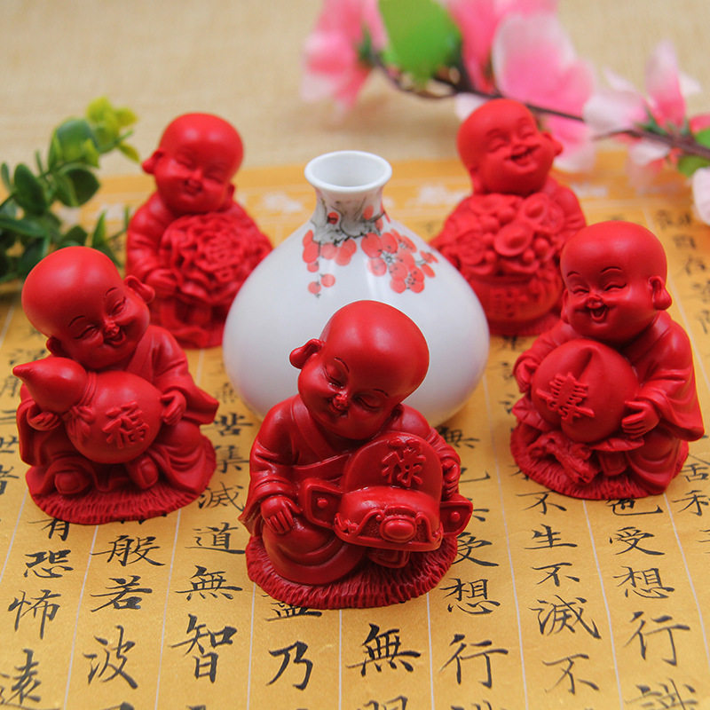 台湾原色朱砂帝王红摆件送证书
