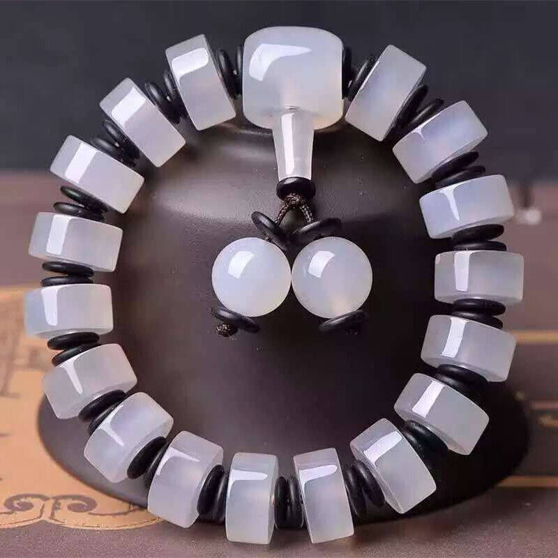 天然玛瑙手链证书算盘珠
