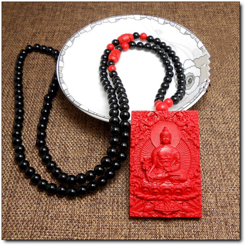 台湾原色朱砂大日如来吊牌男女挂件属羊属猴本命佛玉佩项链送证书