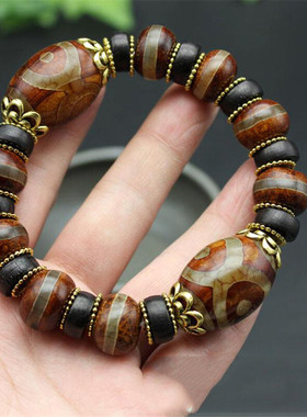 玛瑙天眼手串送证书