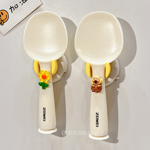 创意饭勺厨房壁挂收纳架电饭锅不粘米饭勺饭铲挂架立式饭勺汤勺架