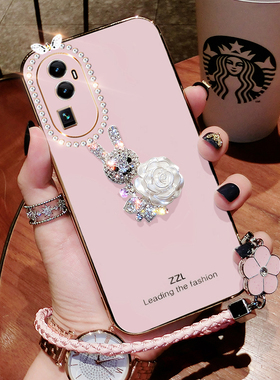 oppoReno10手机壳reno10pro新款保护套oppo5G硅胶十por钻opopreno防摔opρoreno奢华0pp0女opporone105高级感