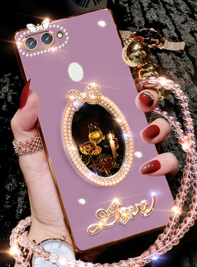 oppor15手机壳oppo保护套r15梦境版硅胶opr全包防摔oppr软壳opopr男女oopor标准opoor0pp0潮补妆镜网红新款钻