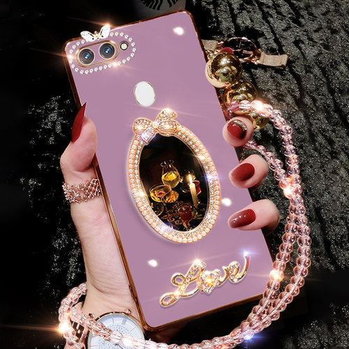 oppor15硅胶创意手机壳补妆镜子