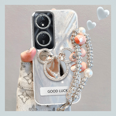 羽纱手机壳保护套补妆镜新款潮流