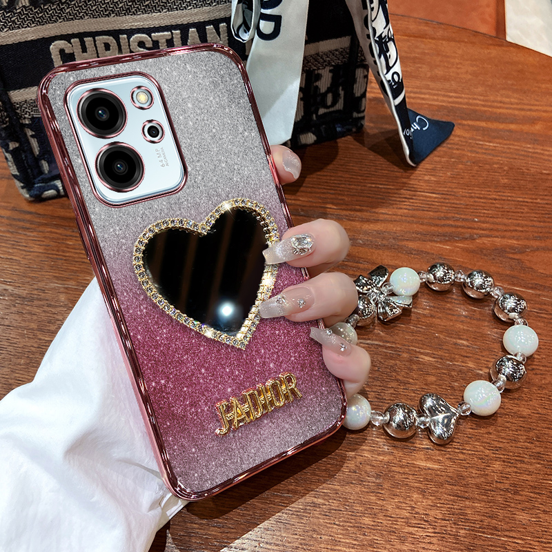 华为荣耀80se创意手机壳外壳带钻