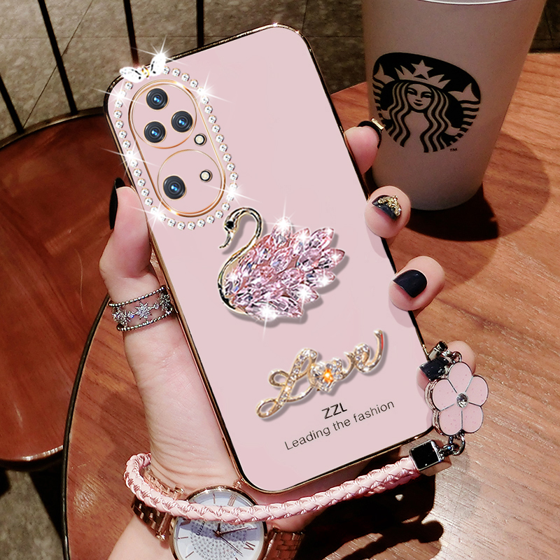 华为P50e硅胶创意手机壳可爱