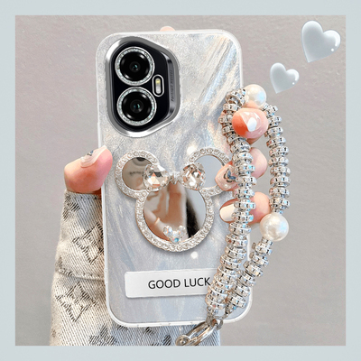 羽纱手机壳保护套补妆镜新款潮流