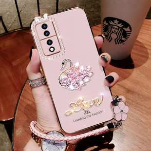 华为荣耀80gt手机壳AGT一AN00保护套5G硅胶honor全包防摔8ogt可爱ANOO软壳AGTAN外壳tg男女AGTANOO高档超薄钻