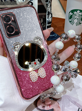 oppoA36手机壳oppo保护套A36的硅胶全包防摔opa软壳oppa外壳0p0pa女oop0a新款opooa可爱0pp0卡通带镜子闪粉啊