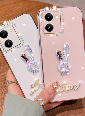 vivoy100手机壳vivo保护套y100 5G全包防摔V2313A硅胶voviy100软壳vovoy100步步高viviy男女1005g高级感丫钻