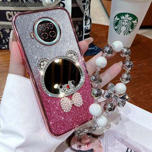 红米note9pro手机壳redminote9保护套5G硅胶redmi带补妆镜4G全包防摔小米noto9软壳por女新款95g网红94g可爱