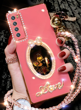 华为nova7手机壳n7pro保护套nove7se硅胶5G新年红色JEF一AN00全包JER防摔nowa软壳es男女10潮por钻novo款note