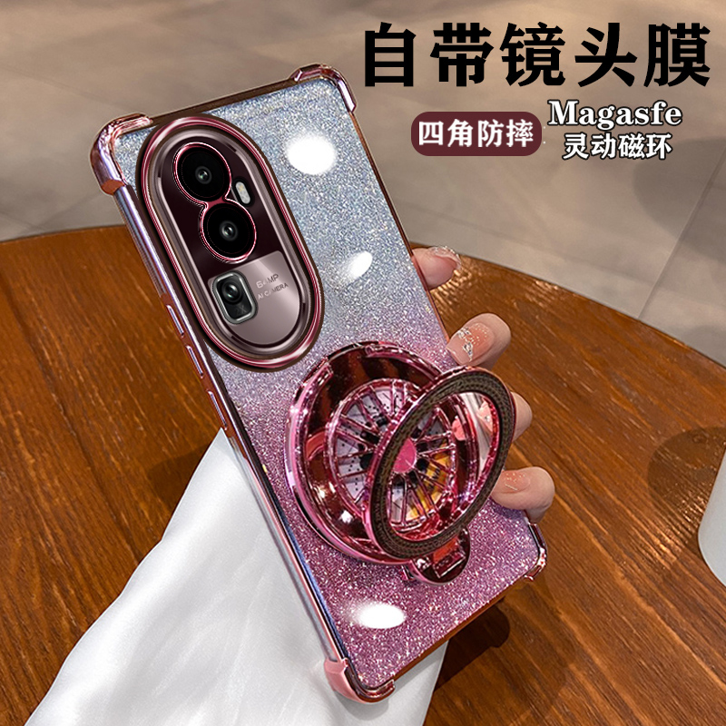 opporeno10手机壳PHW110新款reno10pro保护oppo镜头膜5G全包opporeon四角气囊por软壳PHU简约PHV大气5g高颜值