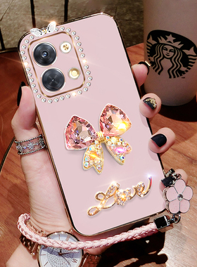 OPPOReno9手机壳防摔Reno9pro手机套软硅胶opopReno9 5G网红PHM110外壳全包镜头0pp0Reno9Pr0全包边女款可爱